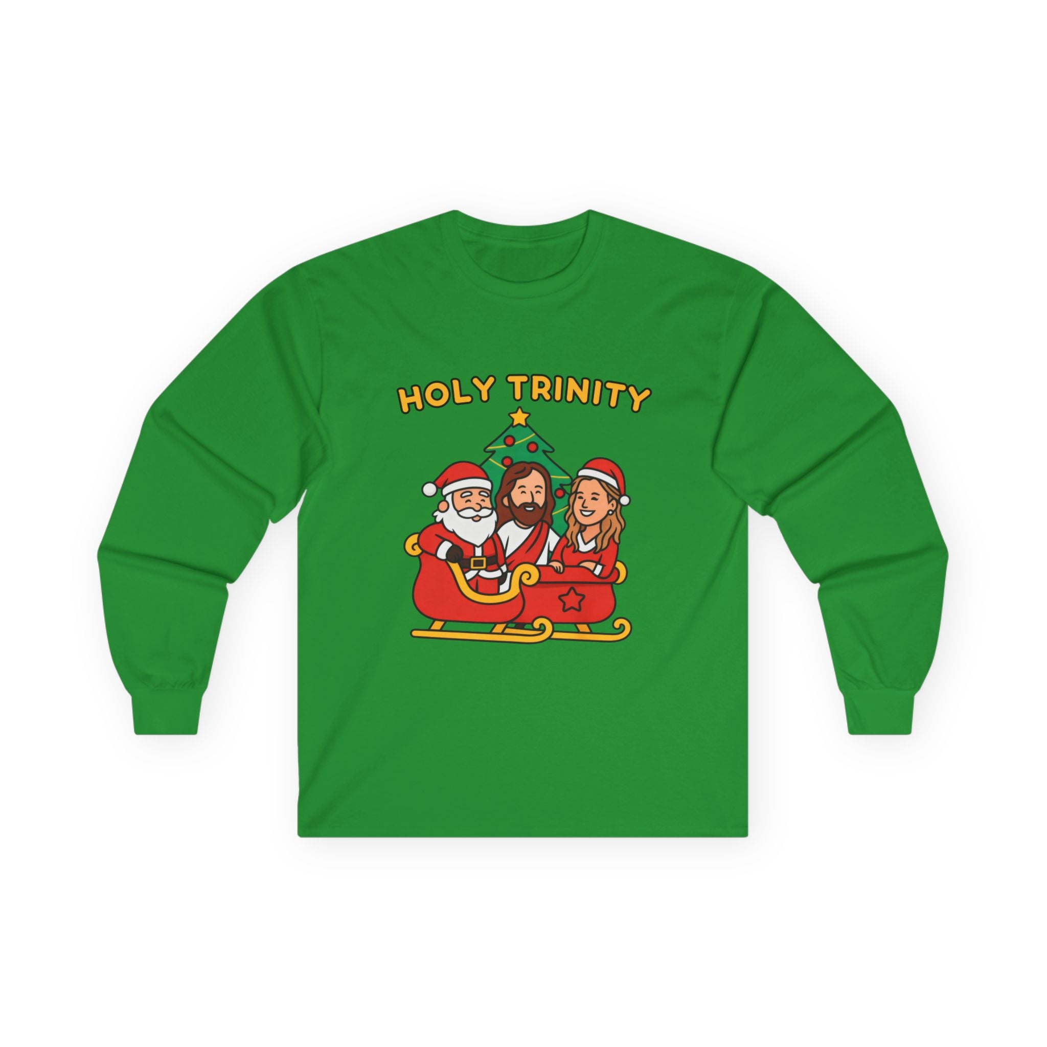 Holy Trinity Christmas: Santa, Jesus & Mrs. Claus