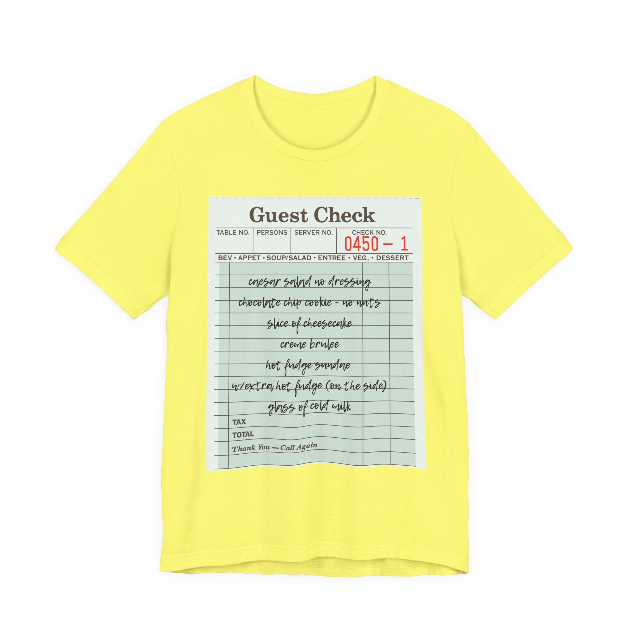 Scott Calvin's Lunch Order