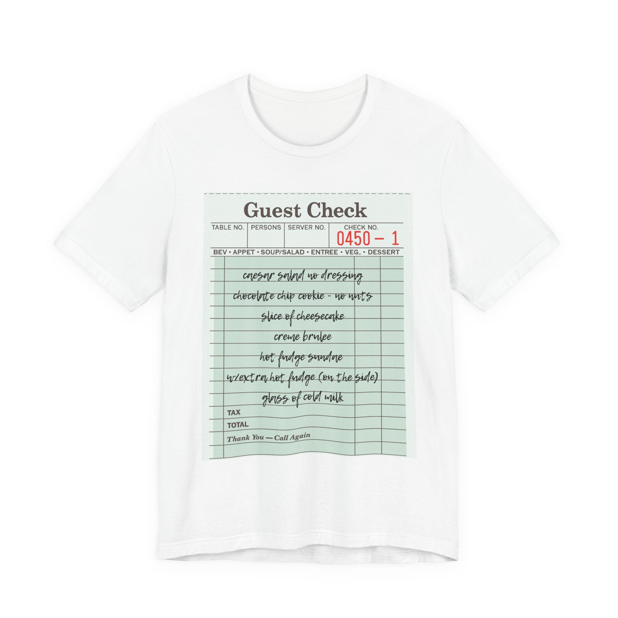 Scott Calvin's Lunch Order