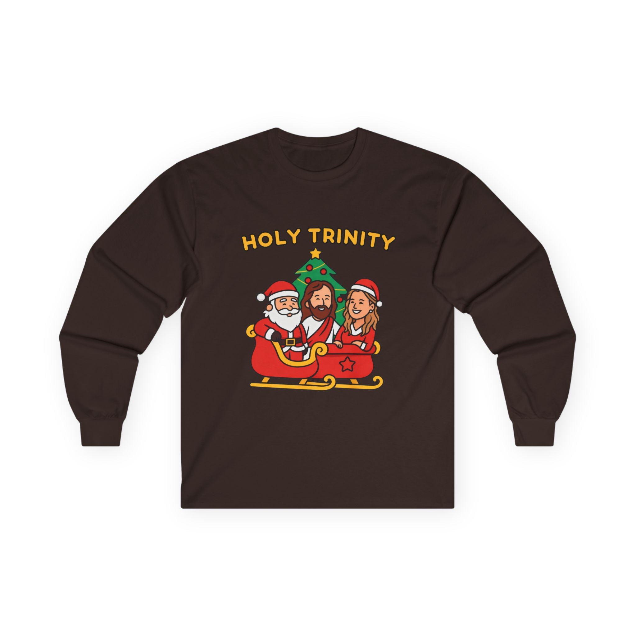 Holy Trinity Christmas: Santa, Jesus & Mrs. Claus